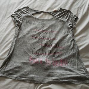 Juniors open back top